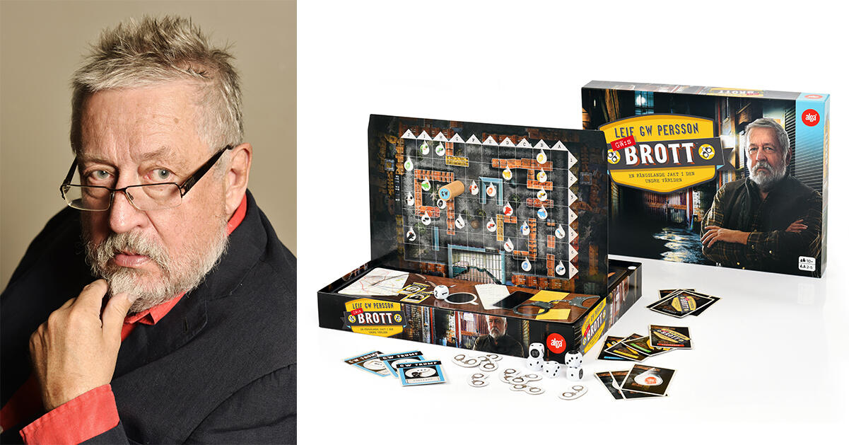 Leif GW Persson lanserar brädspelet “GW:s brott”