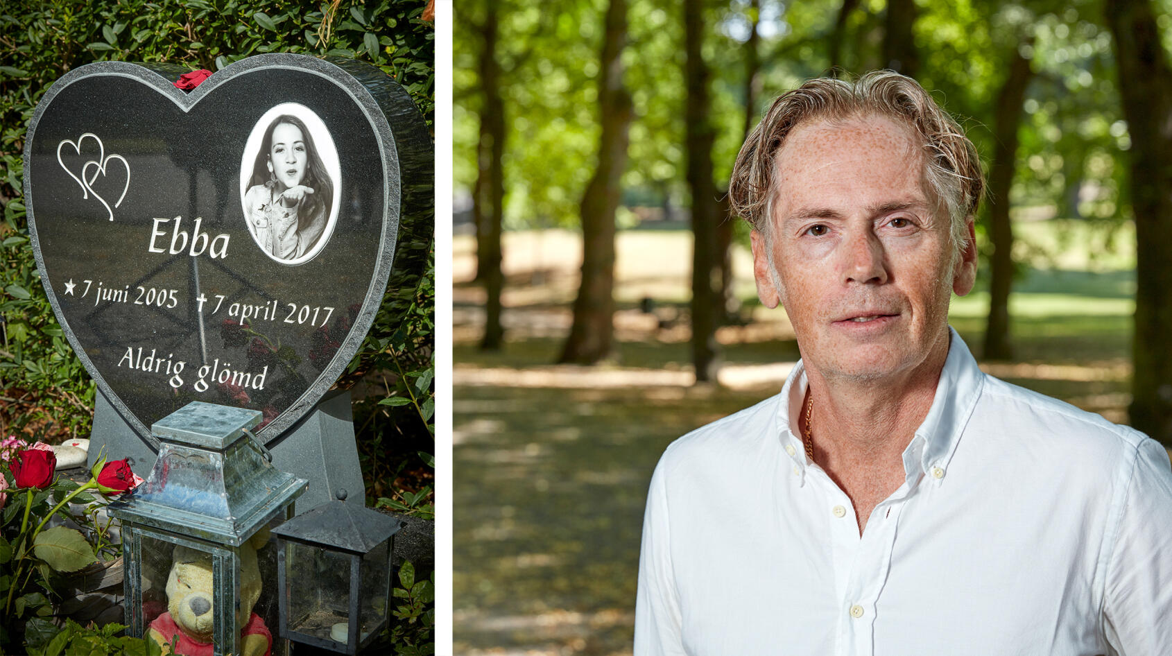 “Jag säger både godmorgon och godnatt vid graven.”