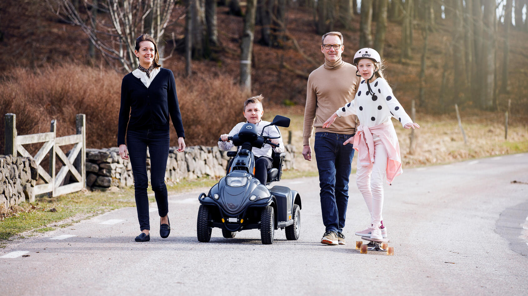 Teos muskelsjukdom stoppar inte familjens drömmar