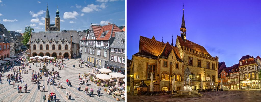 Missa inte städerna Goslar och Göttingen på din resa i Niedersachsen. Foto: Lars Gerhardt och Stefan Schiefer