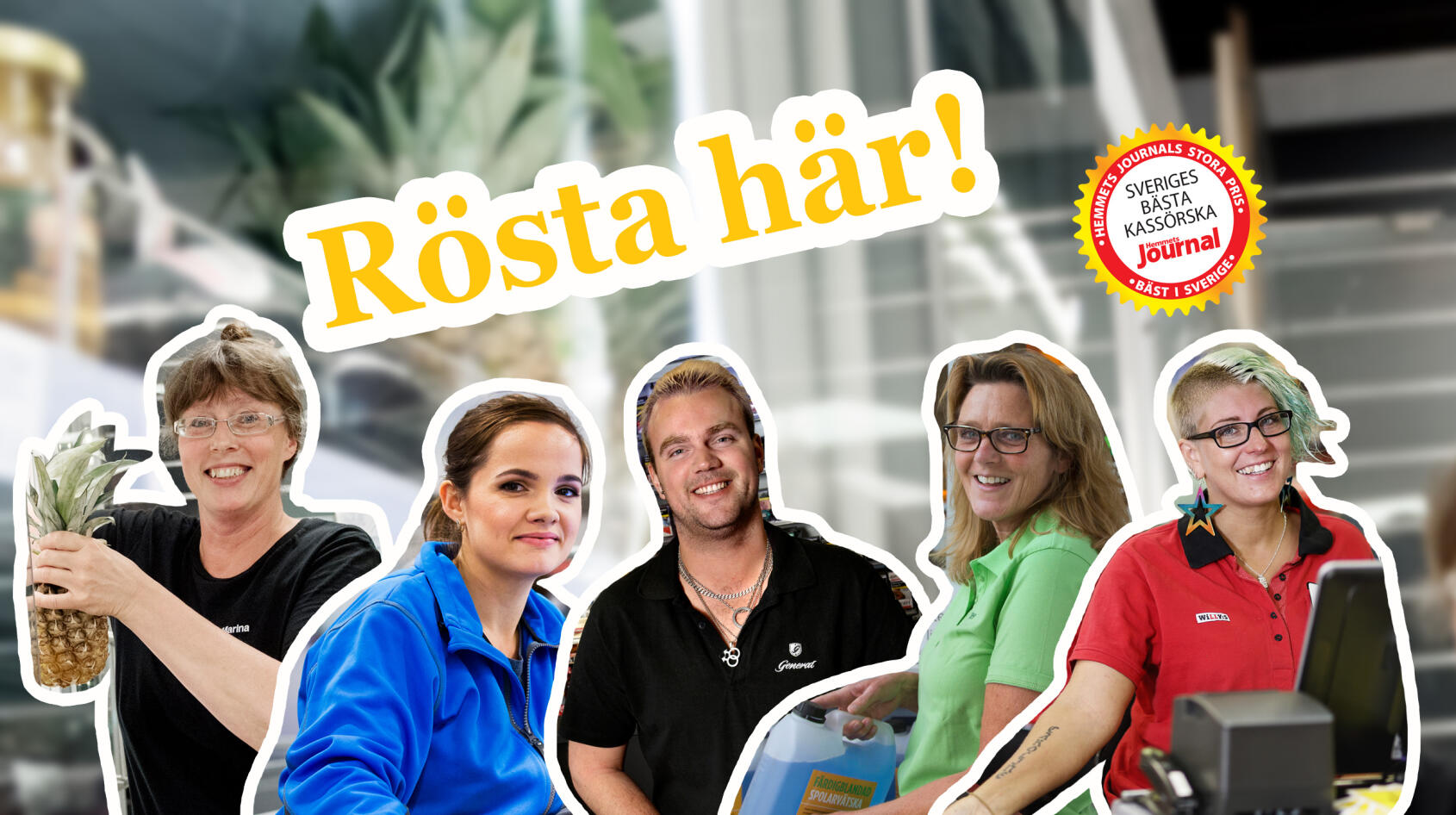 Vem blir Sveriges bästa kassörska 2018? Rösta här!