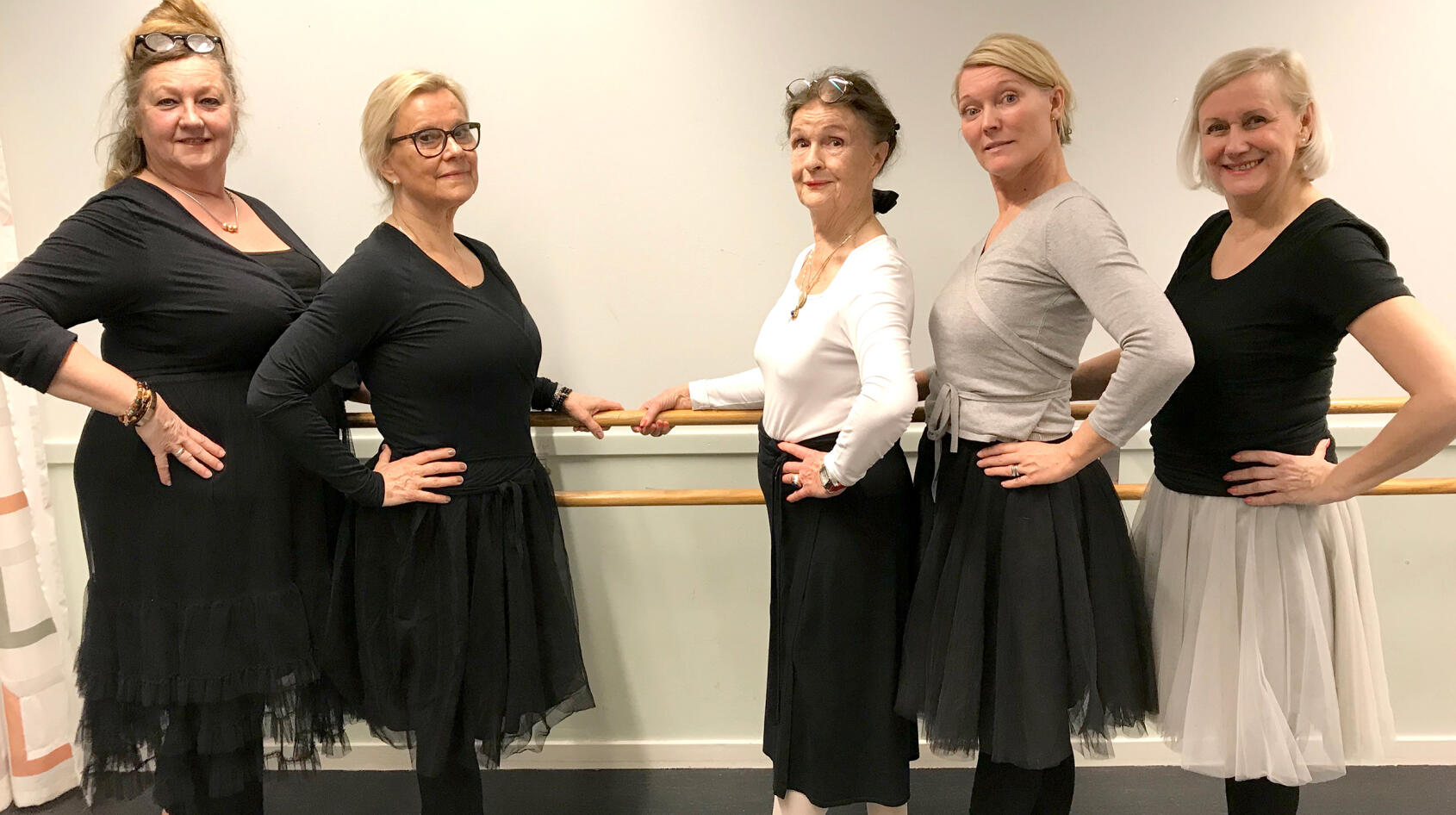 Karin blev baletthoppa i mogen ålder!