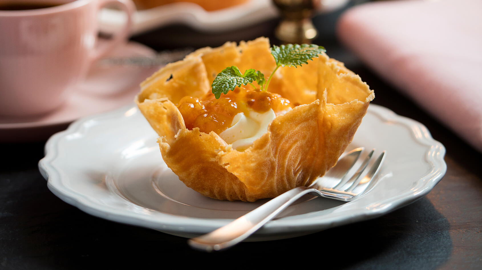 Gör en ljuvligt gyllene hjortondessert!
