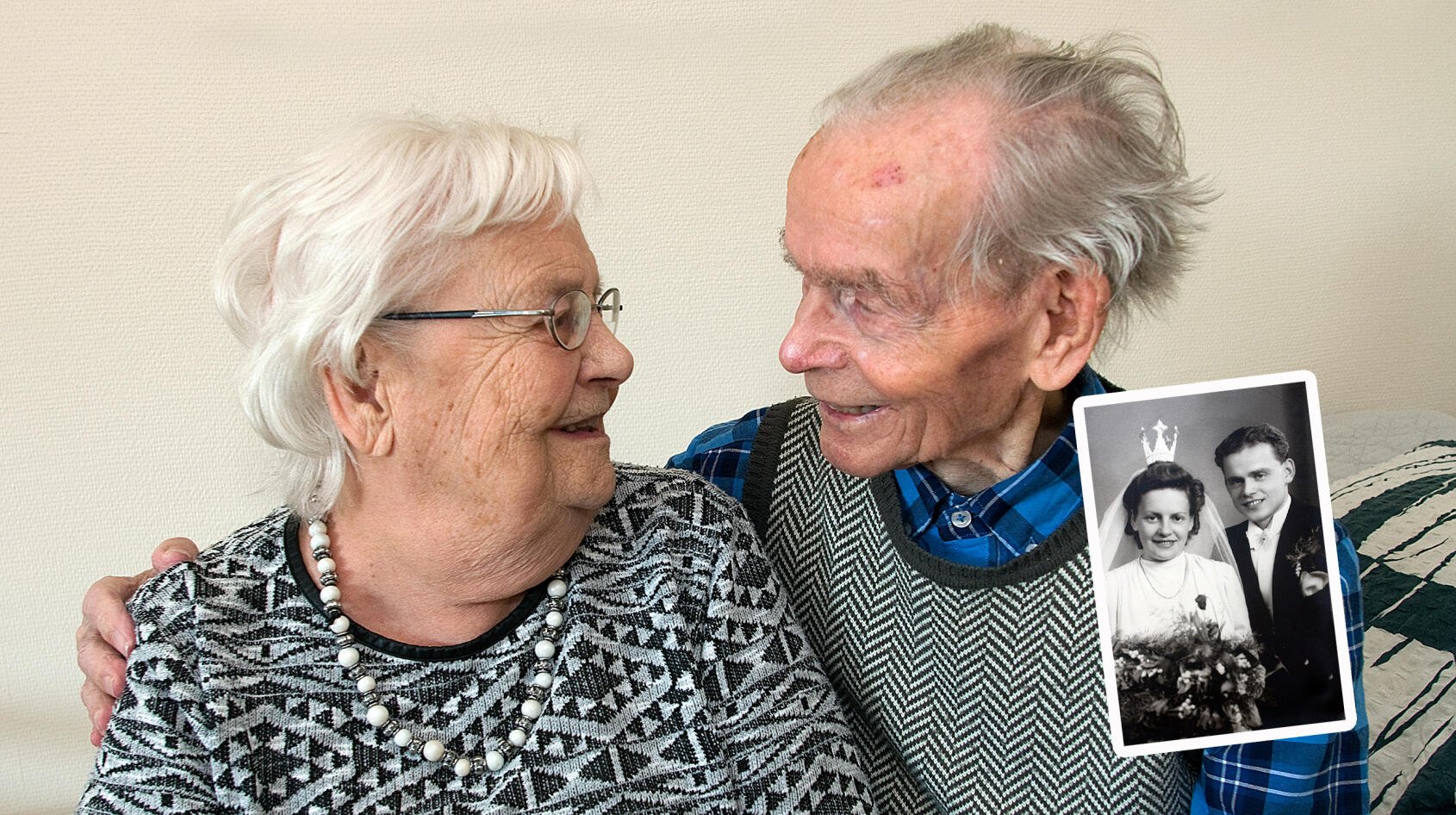 Grattis Maria och Nils – gifta i 75 år!