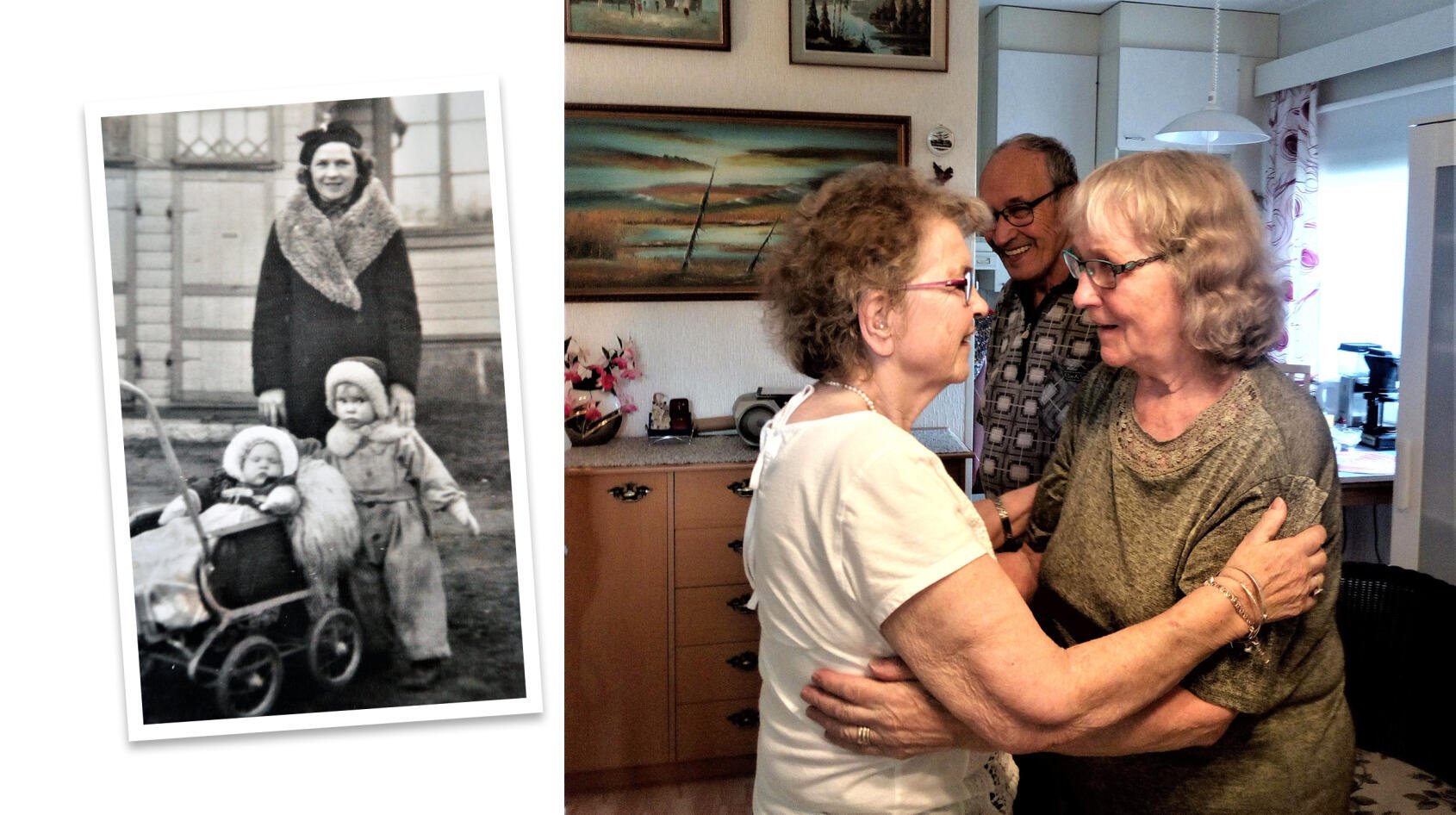 Krigsbarnet Tuula mötte sin syster efter 50 år
