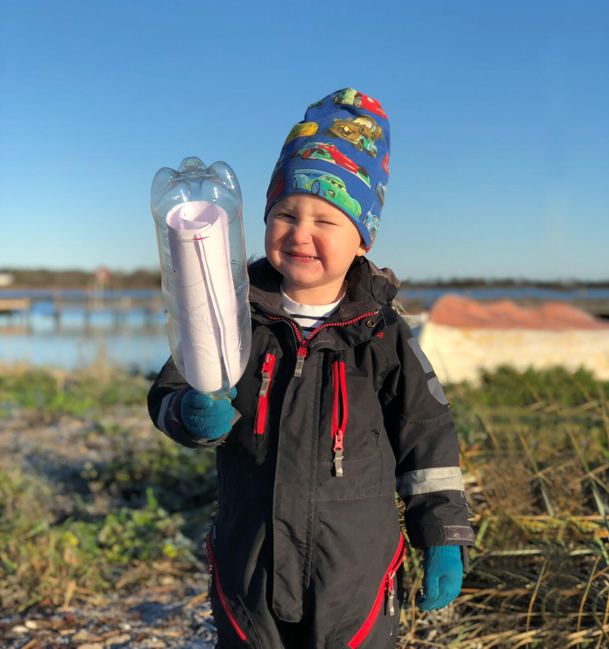 Henrys flaskpost nådde belgiskt par – på Gotland!