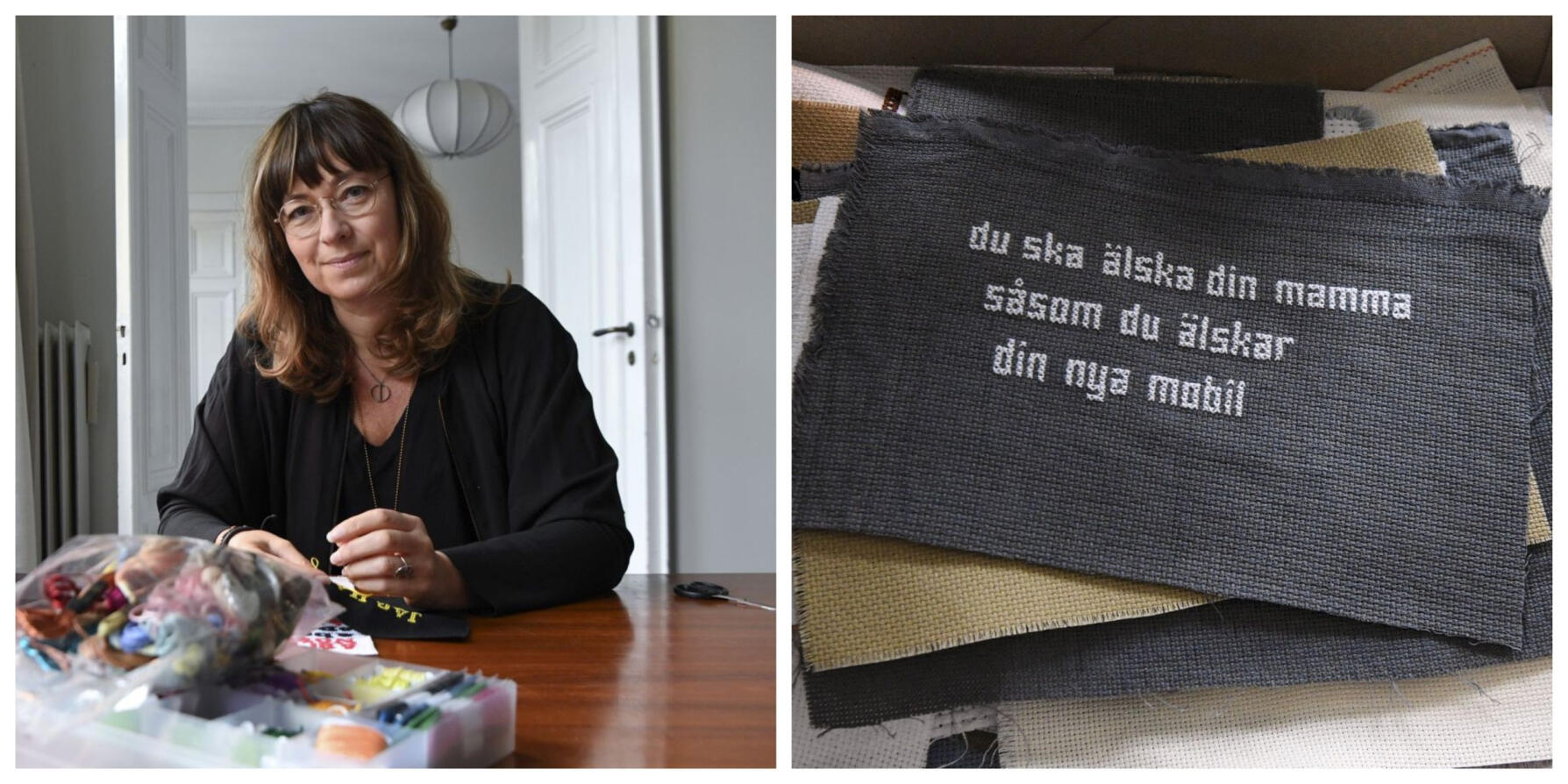 Broderandet får tiden att stanna