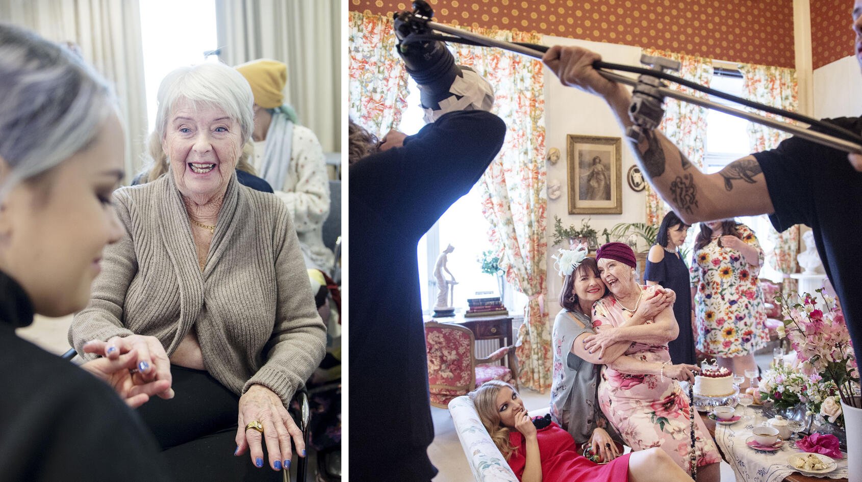 89-åriga Margit blev fotomodell för en dag