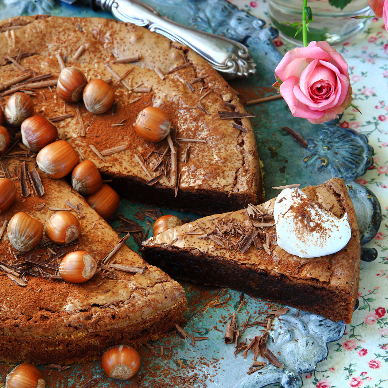 Kladdig nutellakaka