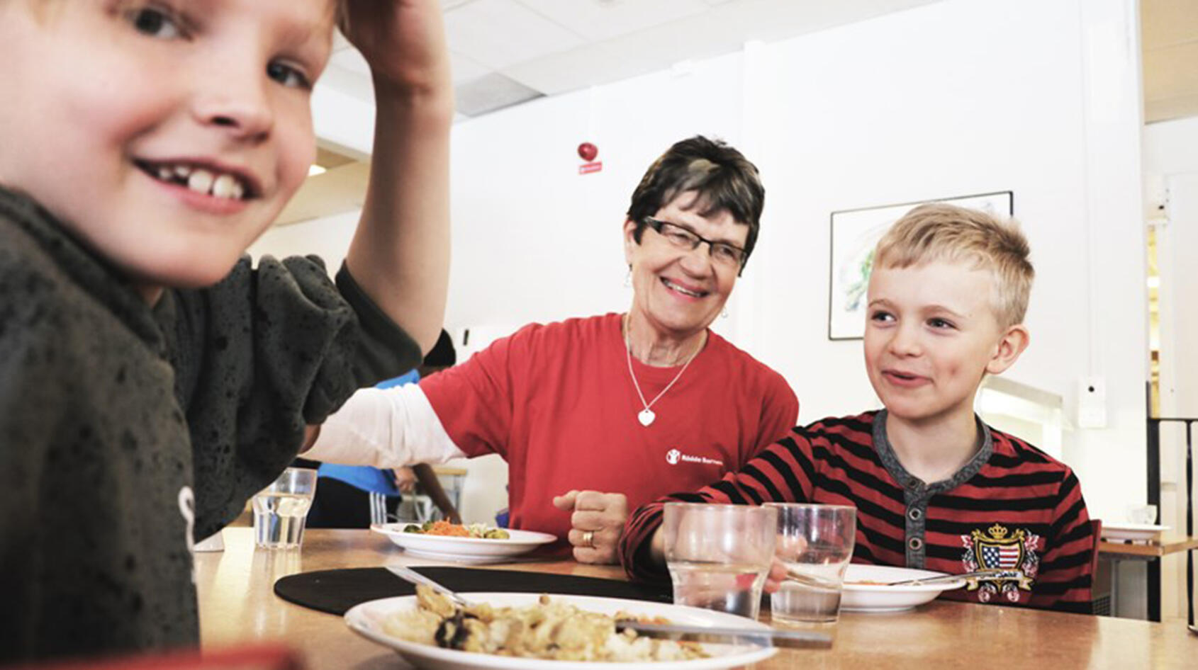 Inger är mormor till alla barnen