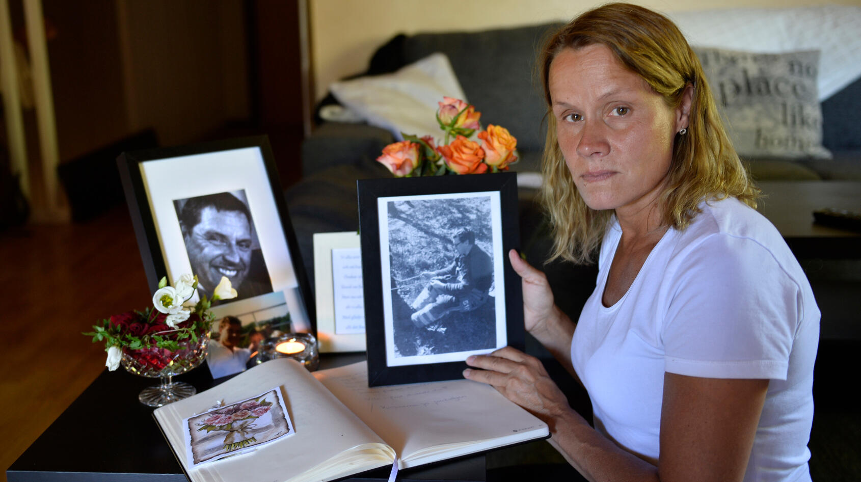 Skogsbranden tog brandmannen Andreas liv