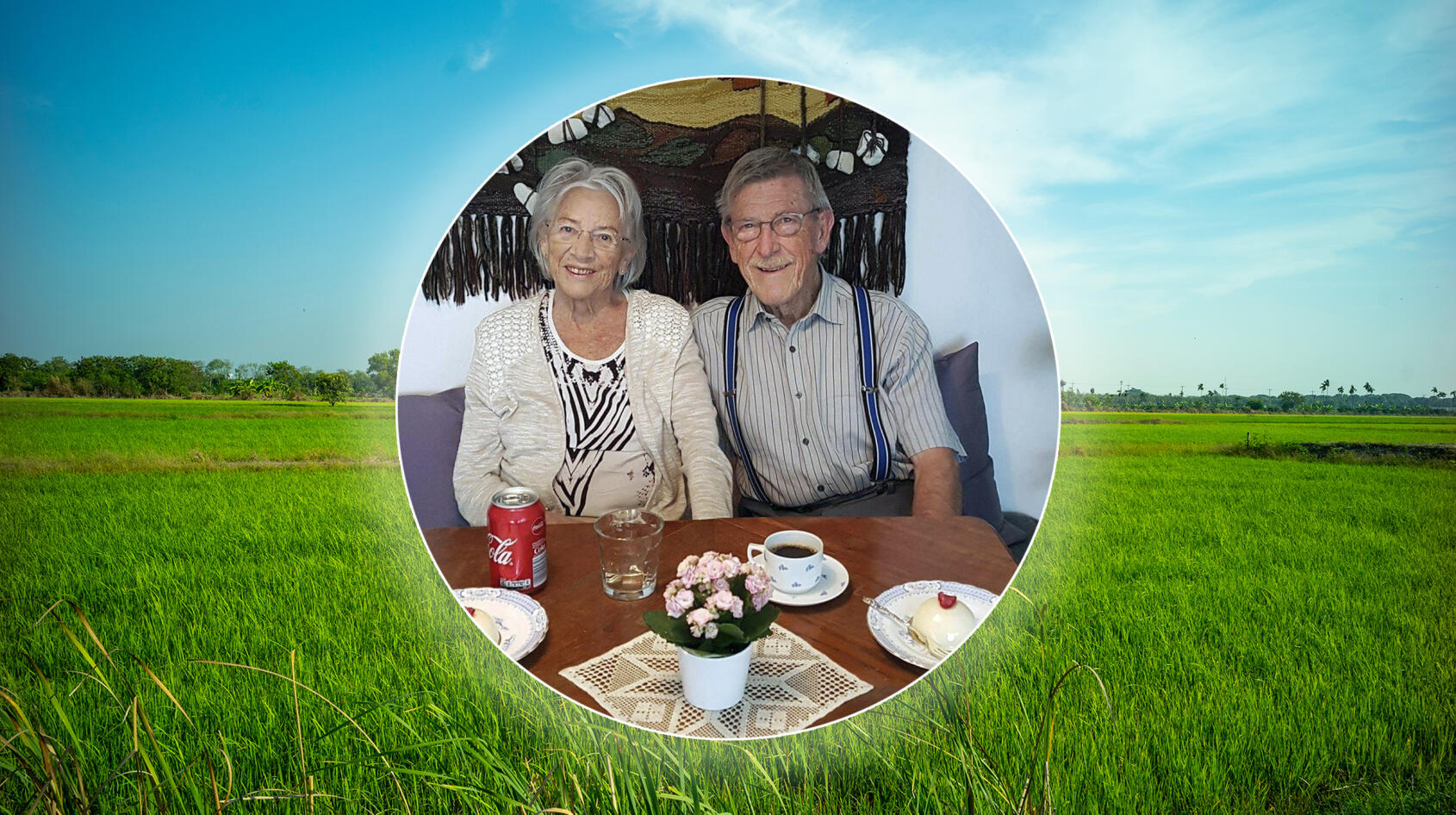 Torsten bjöd hela byn på kaffekalas