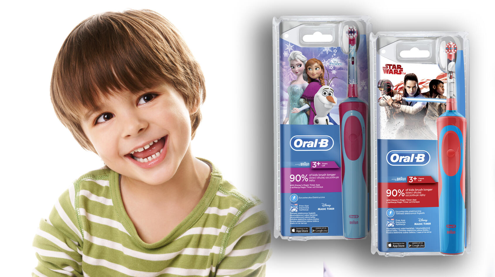 Vinn eltandborstar för barn från Oral-B!