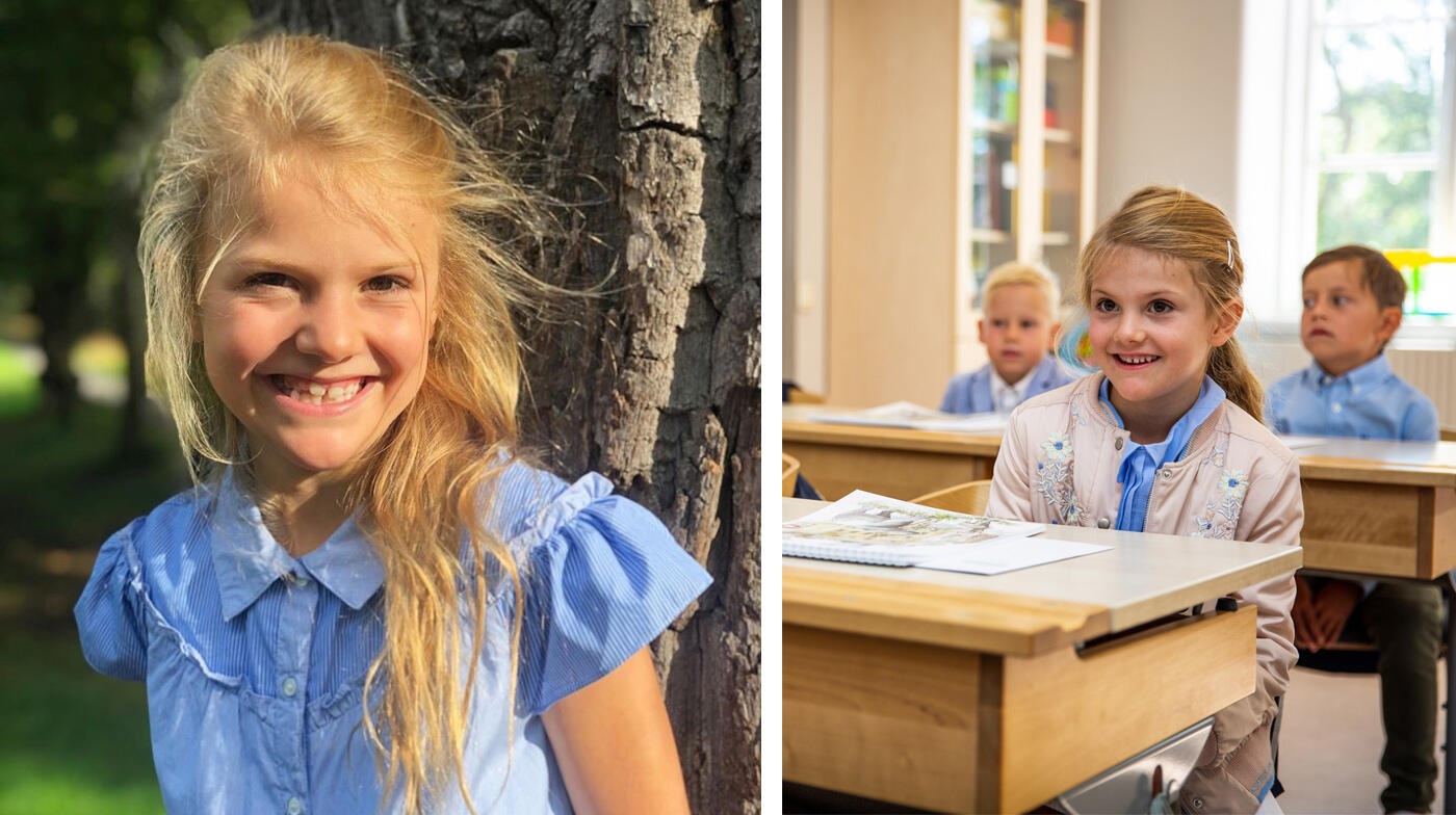 Estelle börjar första klass!