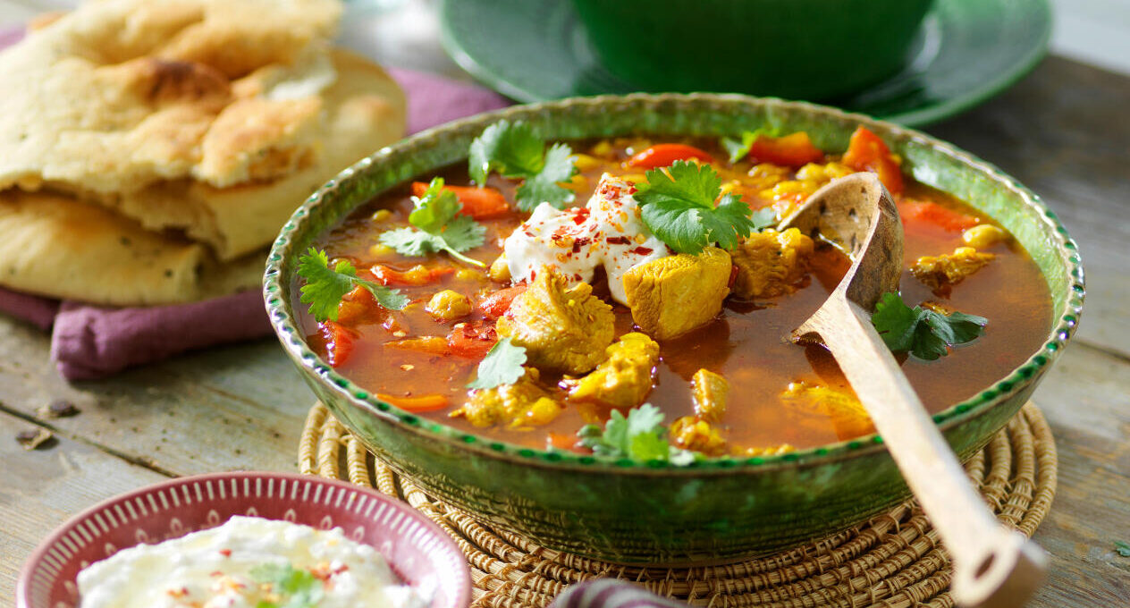 Kycklinggryta med smak av Indien