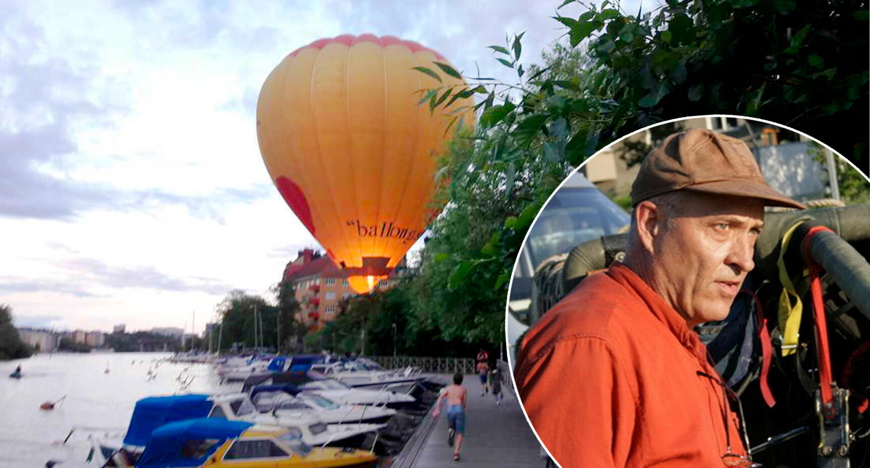 Ballongfärd fick hisnande slut