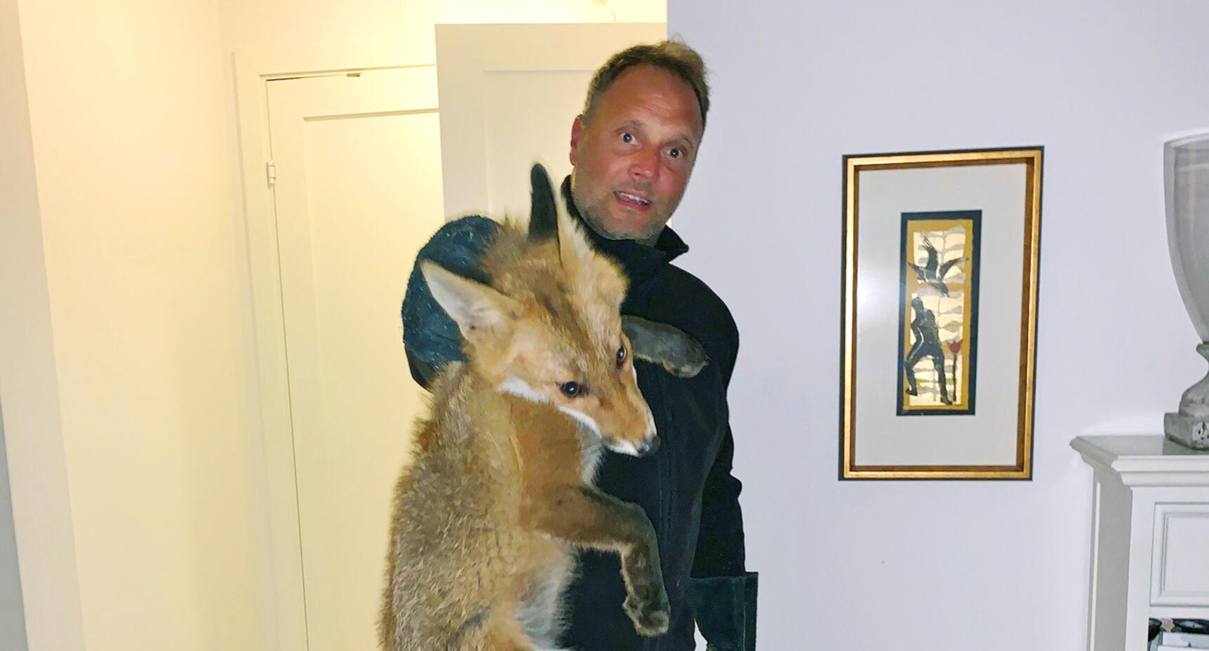 Fredrik fick en objuden gäst