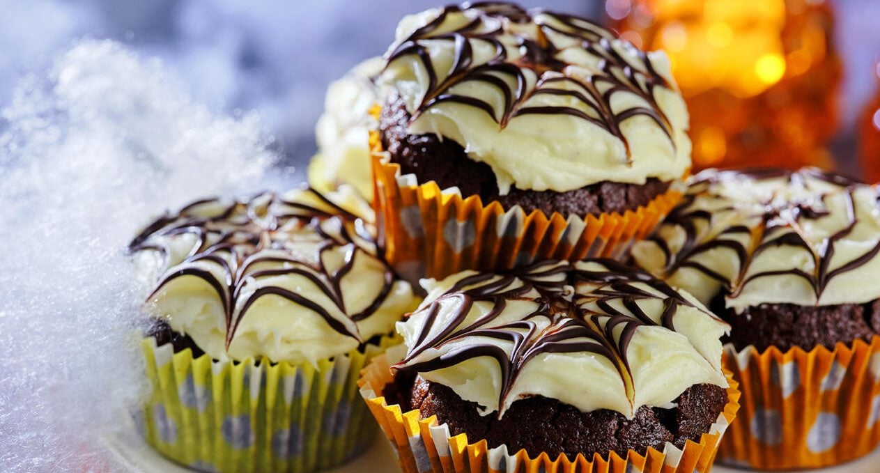 Spindelvävscupcake