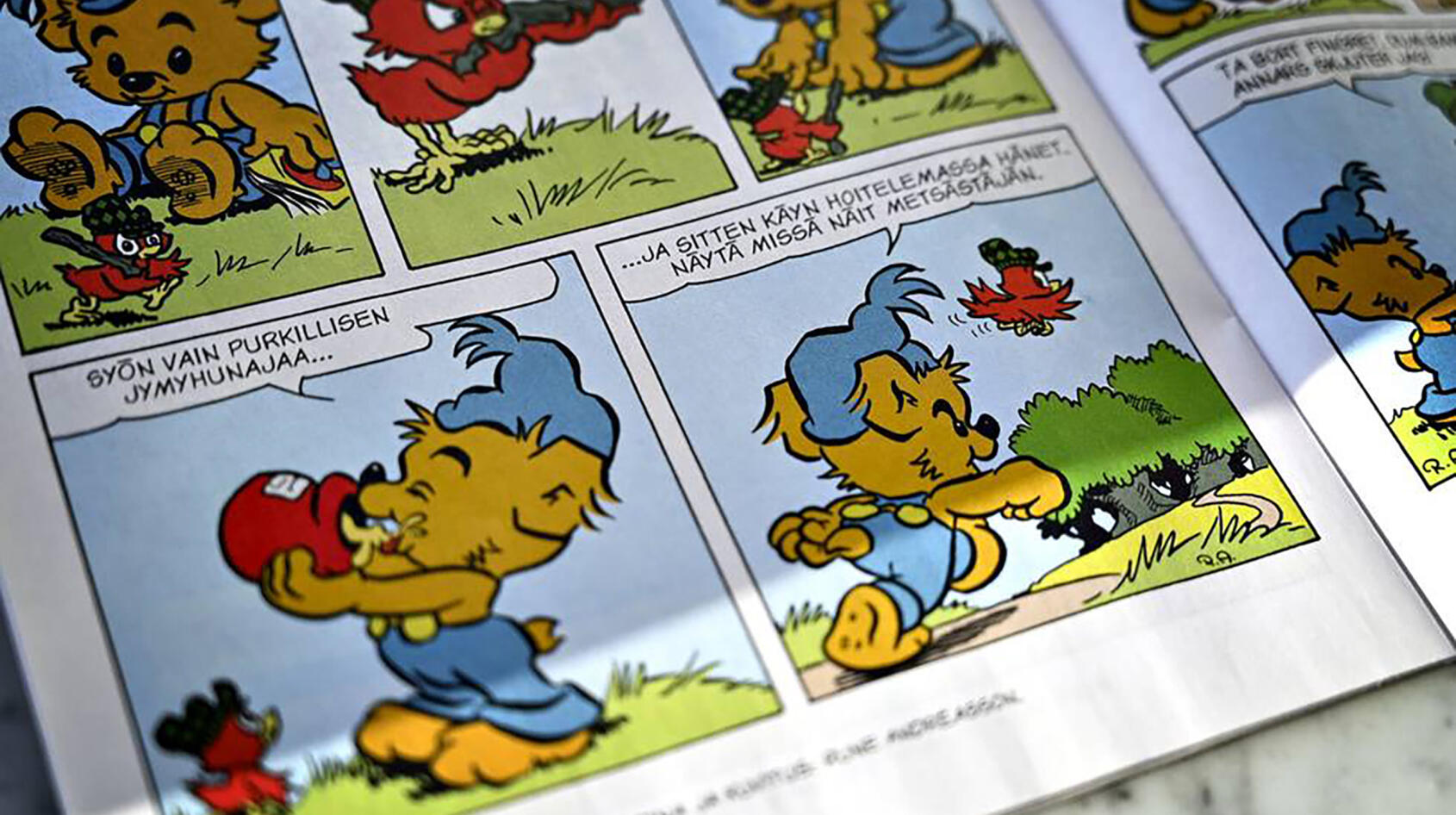 Bamse blev tvåspråkig