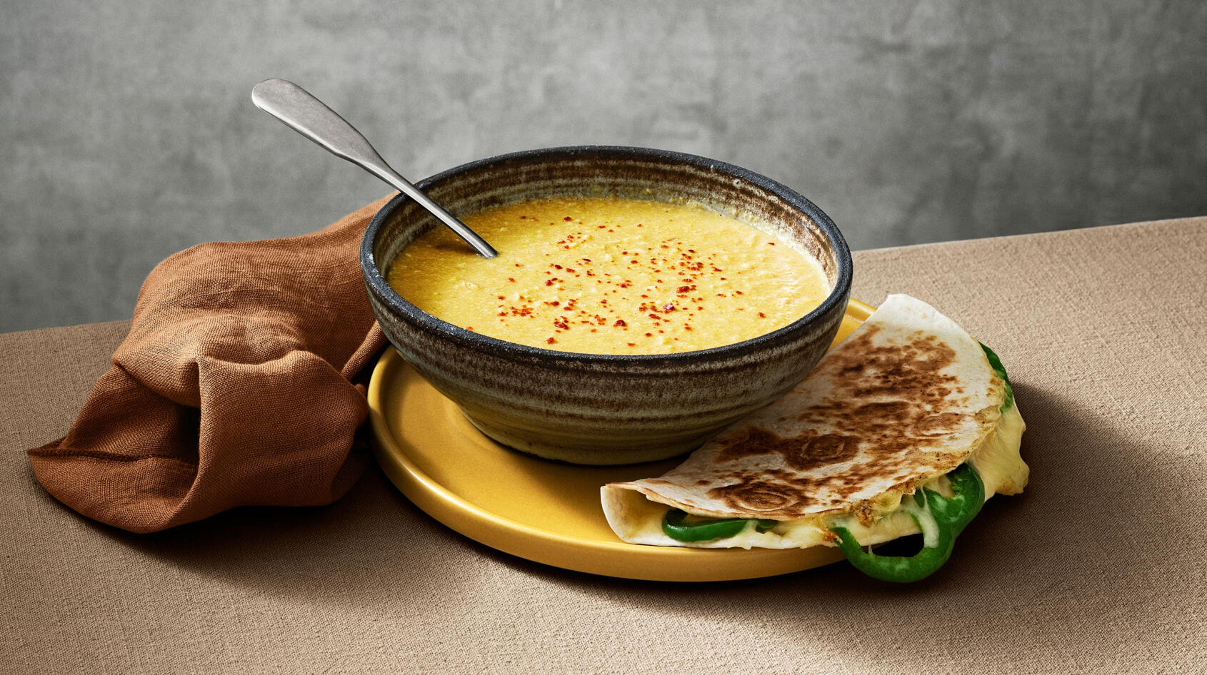 Vardagsfavoriten: Mexikansk majssoppa med quesadillas