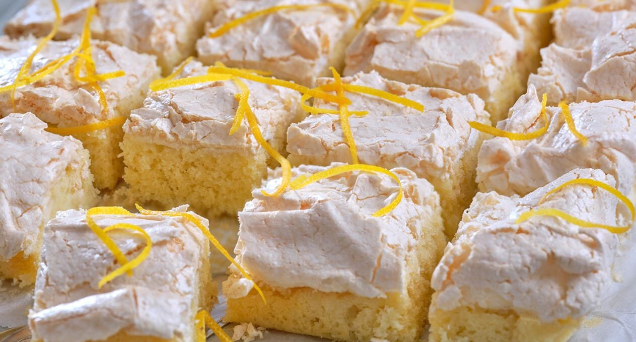 Citronrutor med maräng