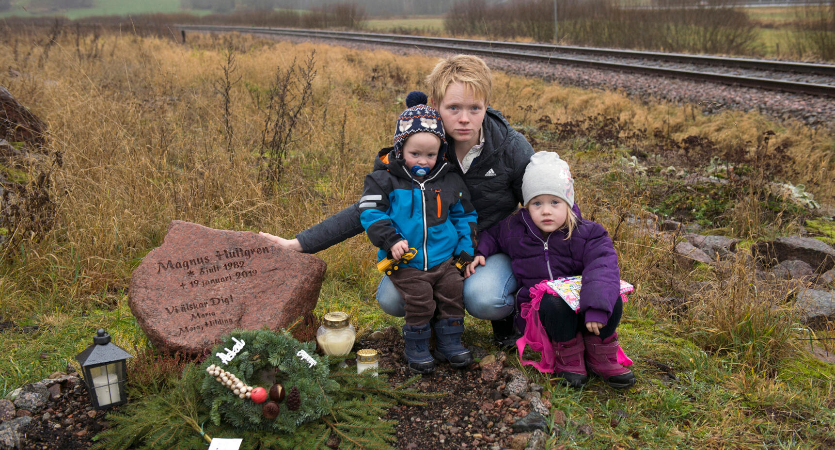 Marias sambo blev ihjälkörd av tåget