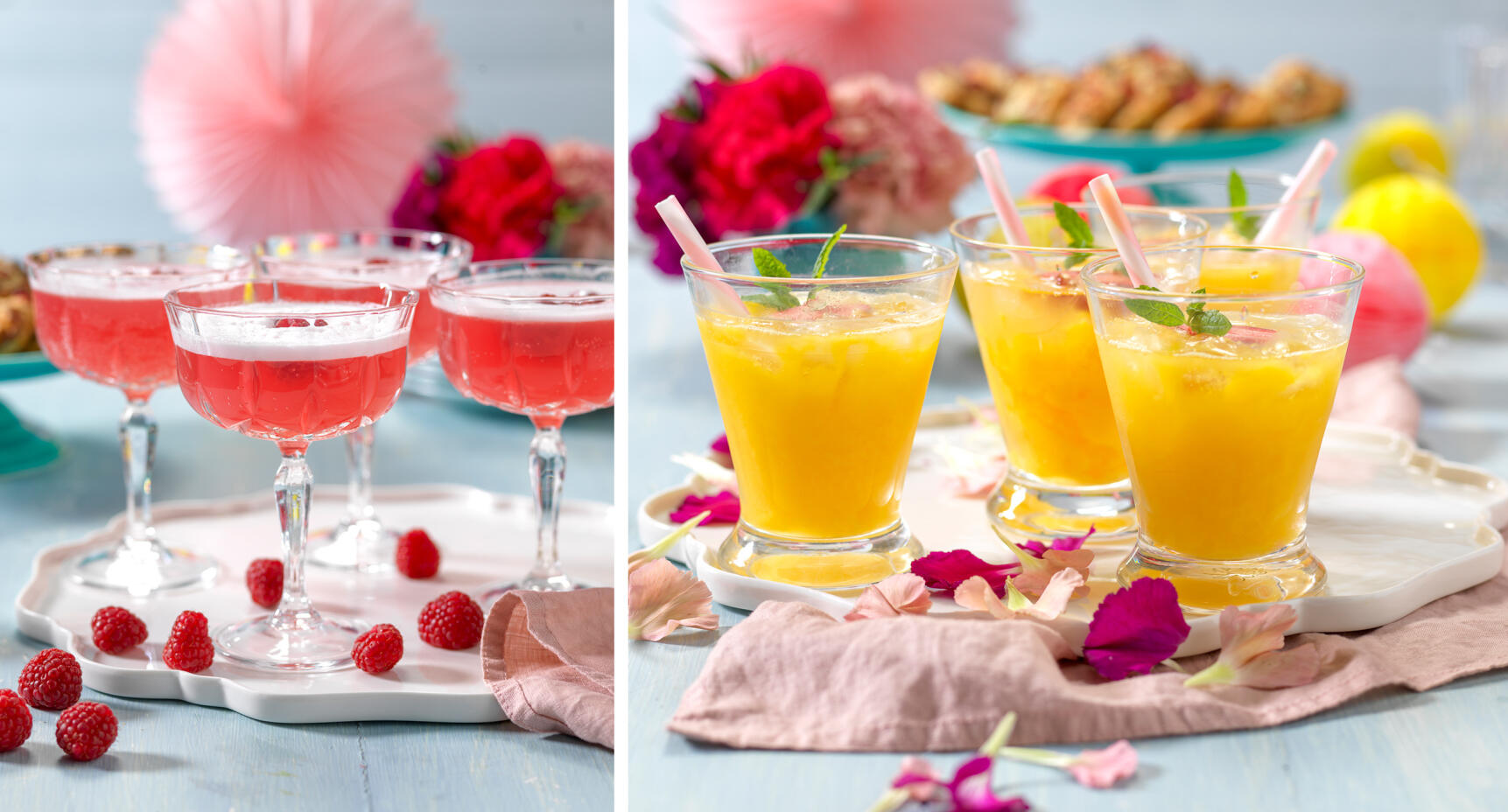 Festliga mocktails för stora och små!