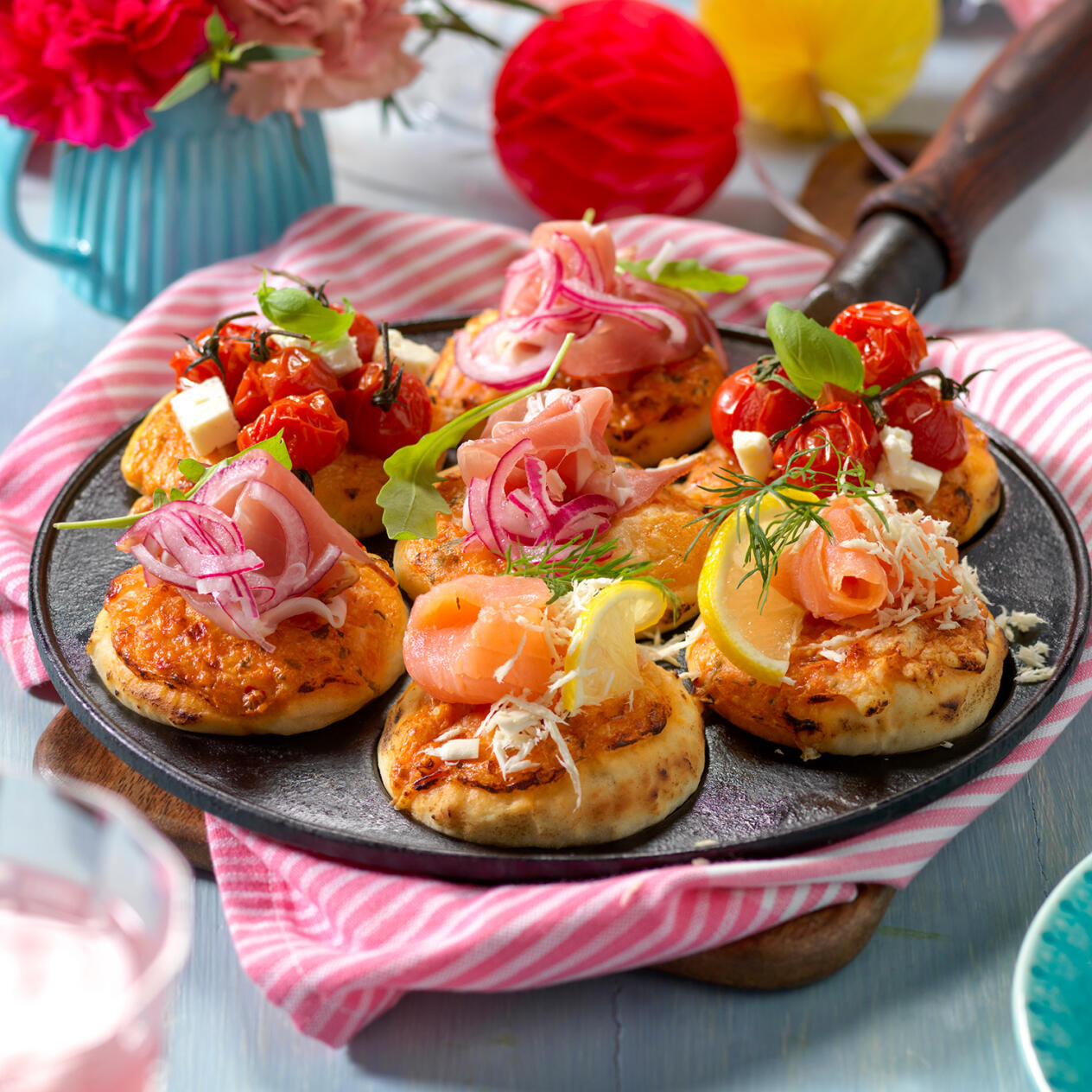 Lyxiga minipizzor