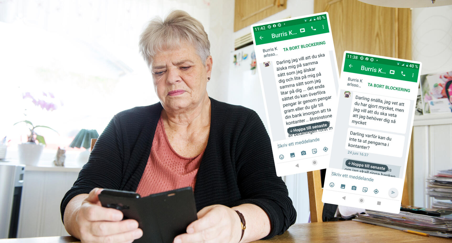 Sol-och-våraren lurade Lisbeth på 40 000 kr