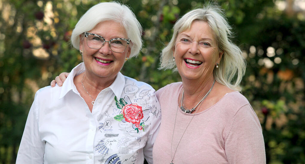 Vännerna Birgit och Margareta pilgrimsvandrade tillsammans