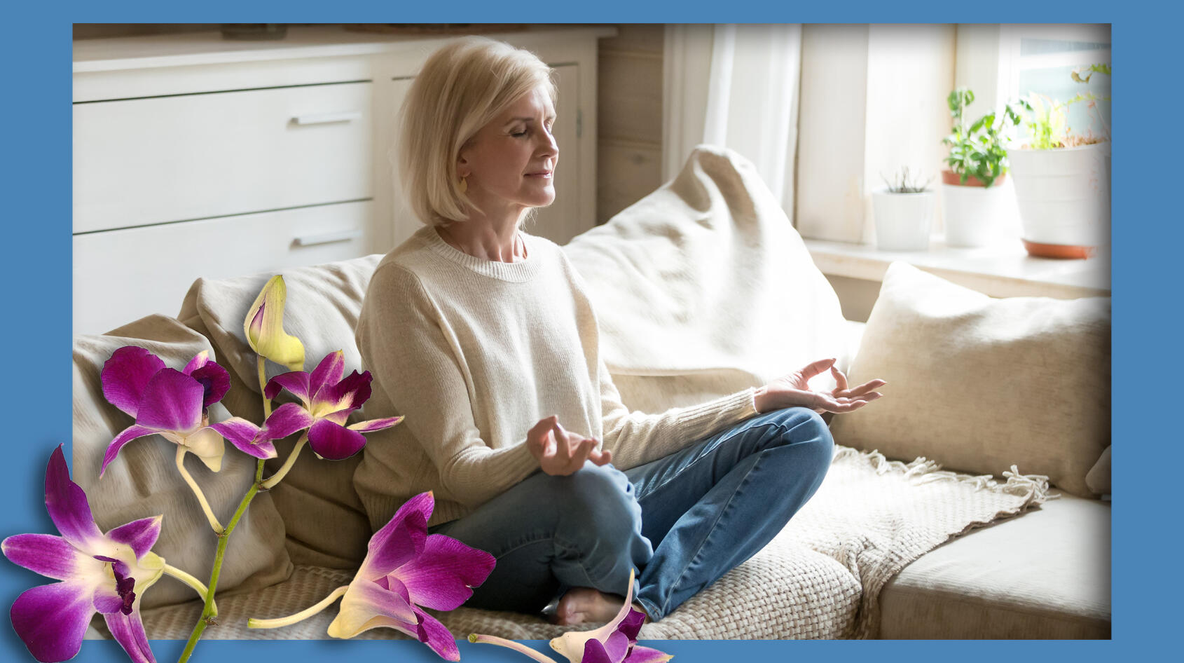 Finn lugnet med meditation!
