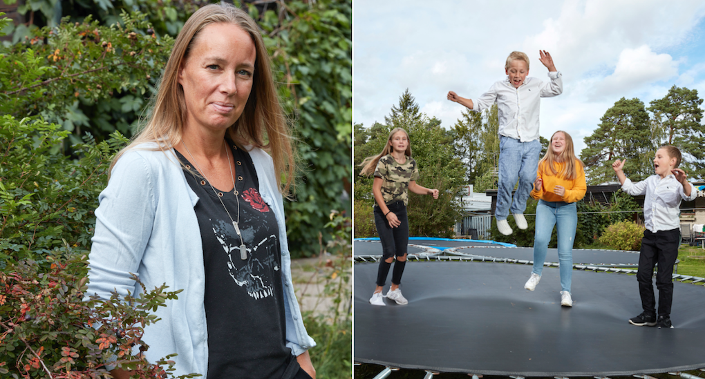 Carola Wetterholm: Min man lämnade mig med 9 barn