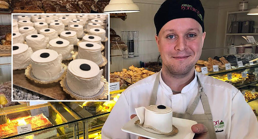 Här säljs unika bakelser – ser ut som toarullar