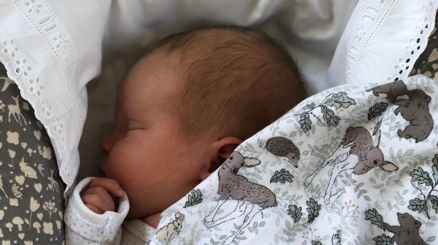 Lisas dotter hade bråttom till världen!