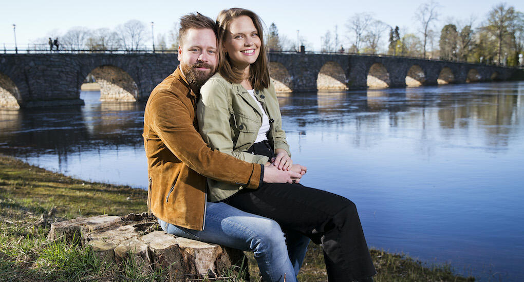 Åsa och Johannes hade varit ett par i drygt två år när de fick beskedet. Foto: Öyvind Lund