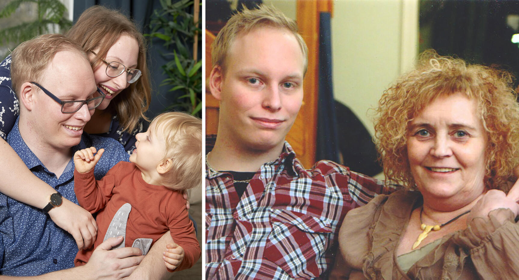 Robins mamma satt i fängelse under hans uppväxt