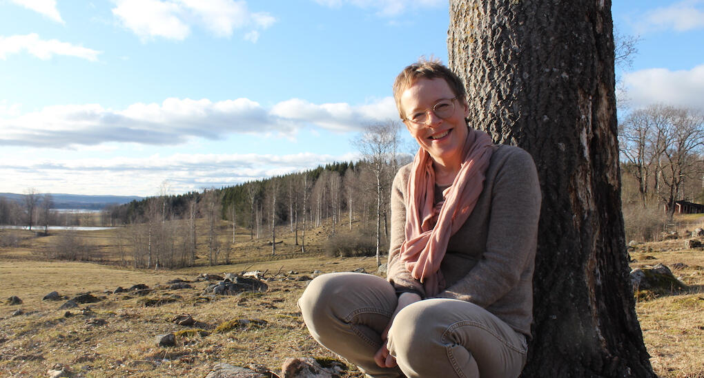 Karin Wells har ställt om sitt liv och ägnar sig nu åt naturen på heltid. (Privat bild)