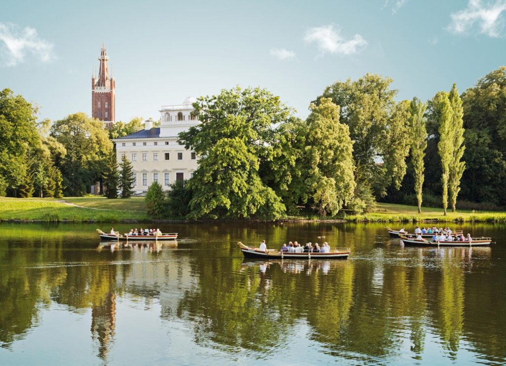 En gondoltur i Garden Kingdom. Copyright: Kulturstiftung Dessau-Wörlitz