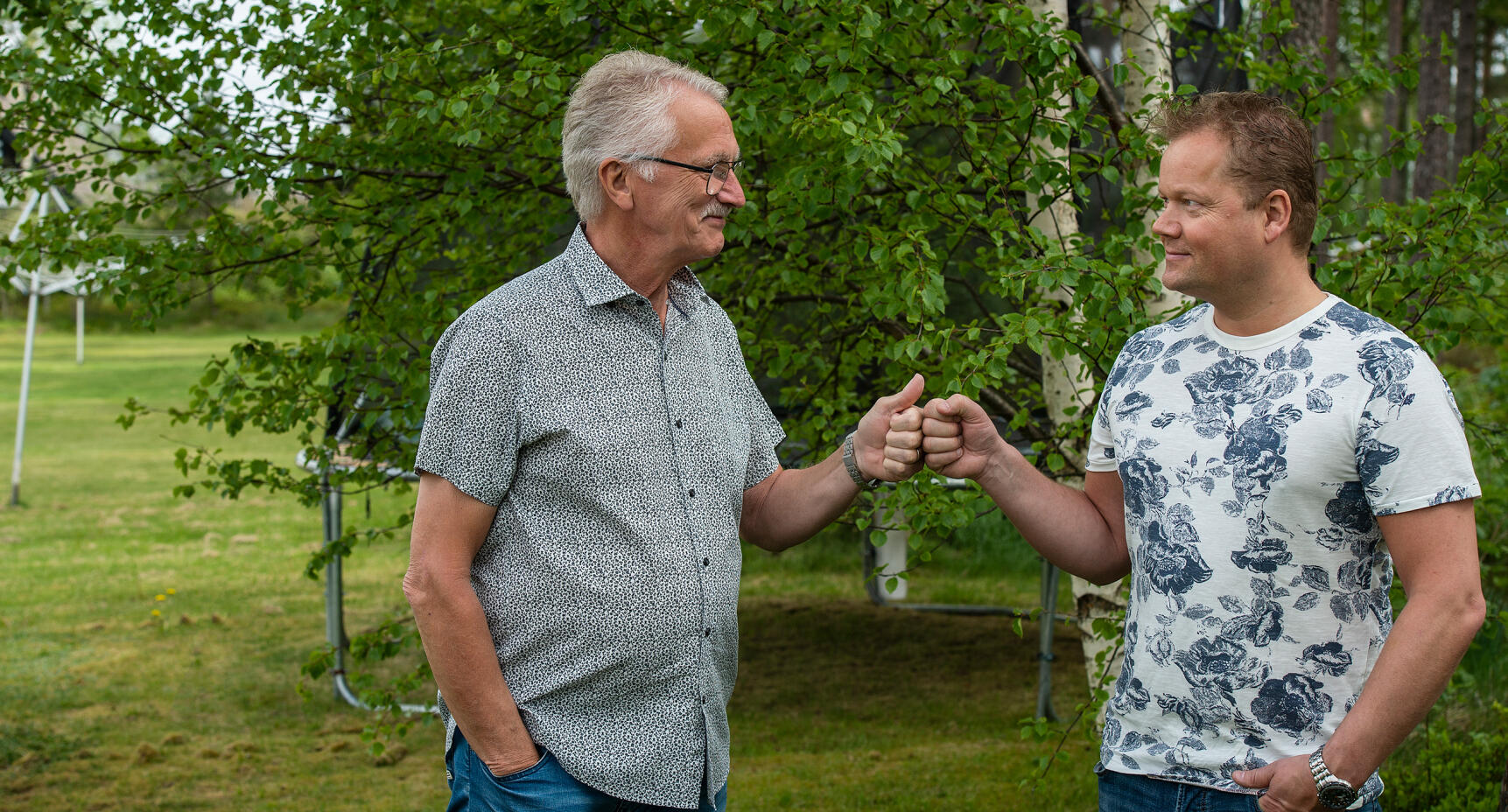 Grannen Anders fick igång Bernts hjärta i sista minuten