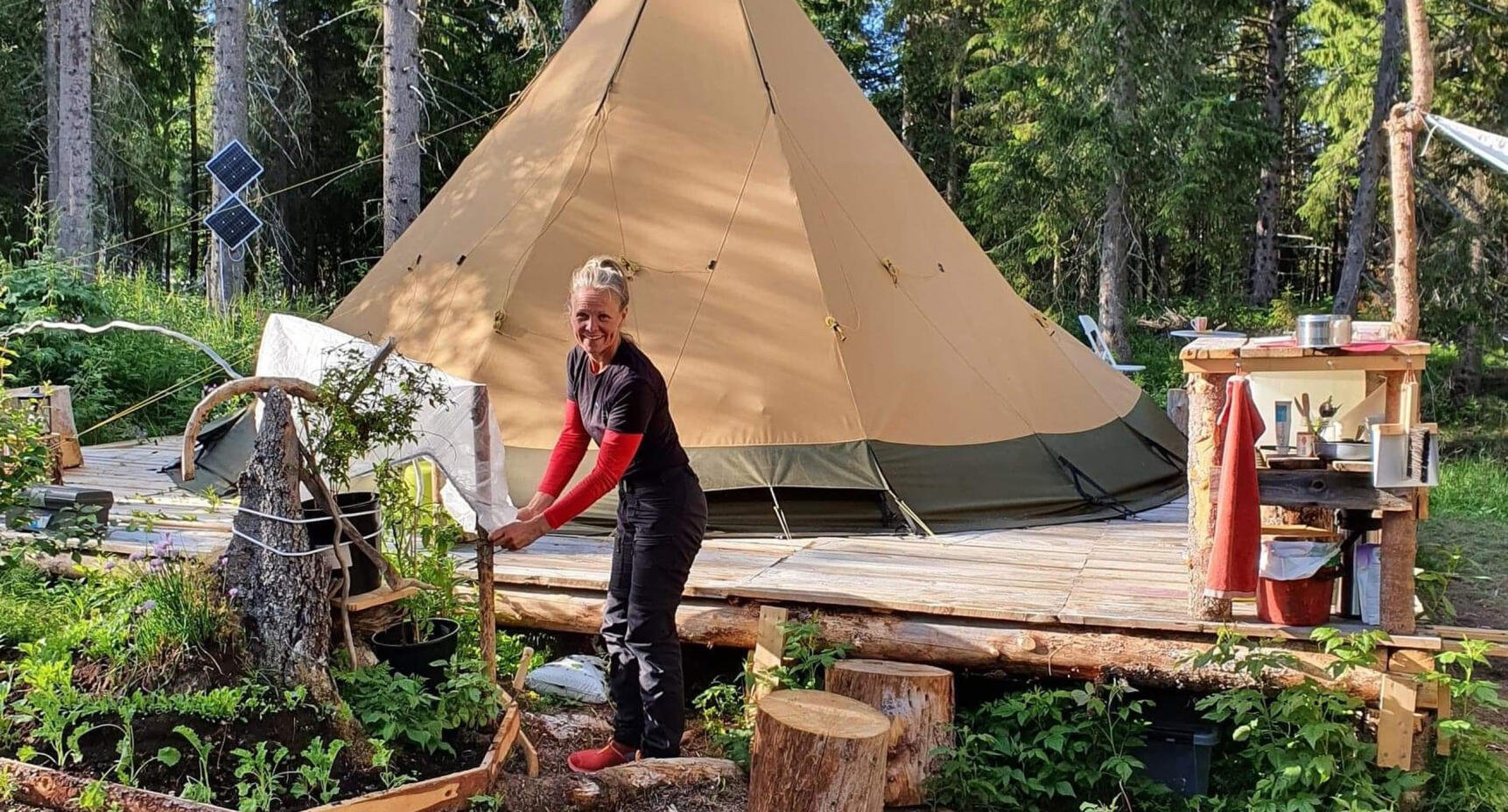 Skogen är Susannes nya adress