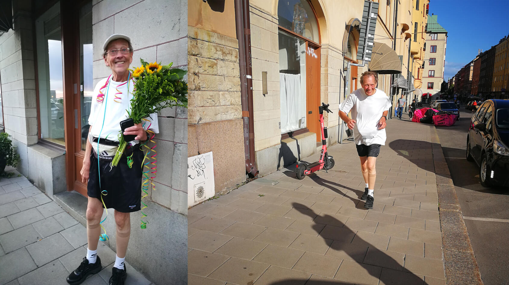 Karl-Axel sprang maraton på 75-årsdagen