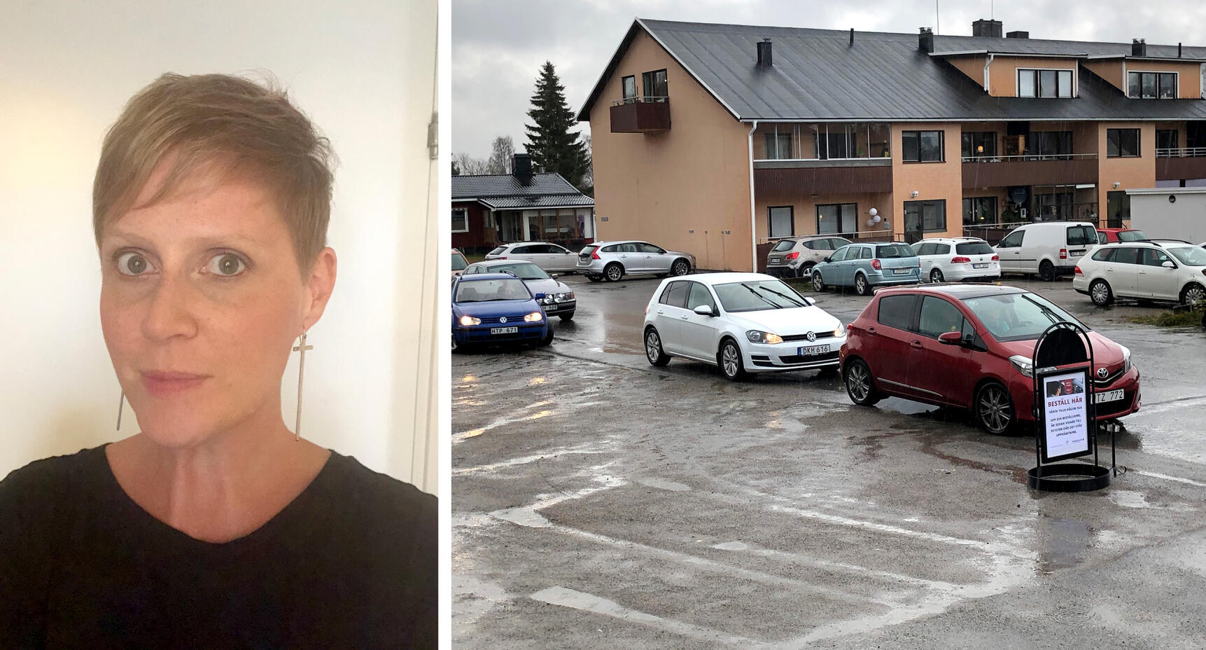 Bilister köade för palt