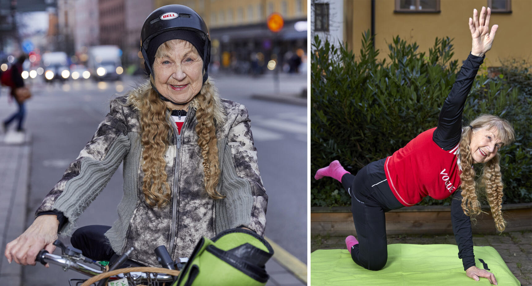 Vanja återfick balansen tack vare yoga