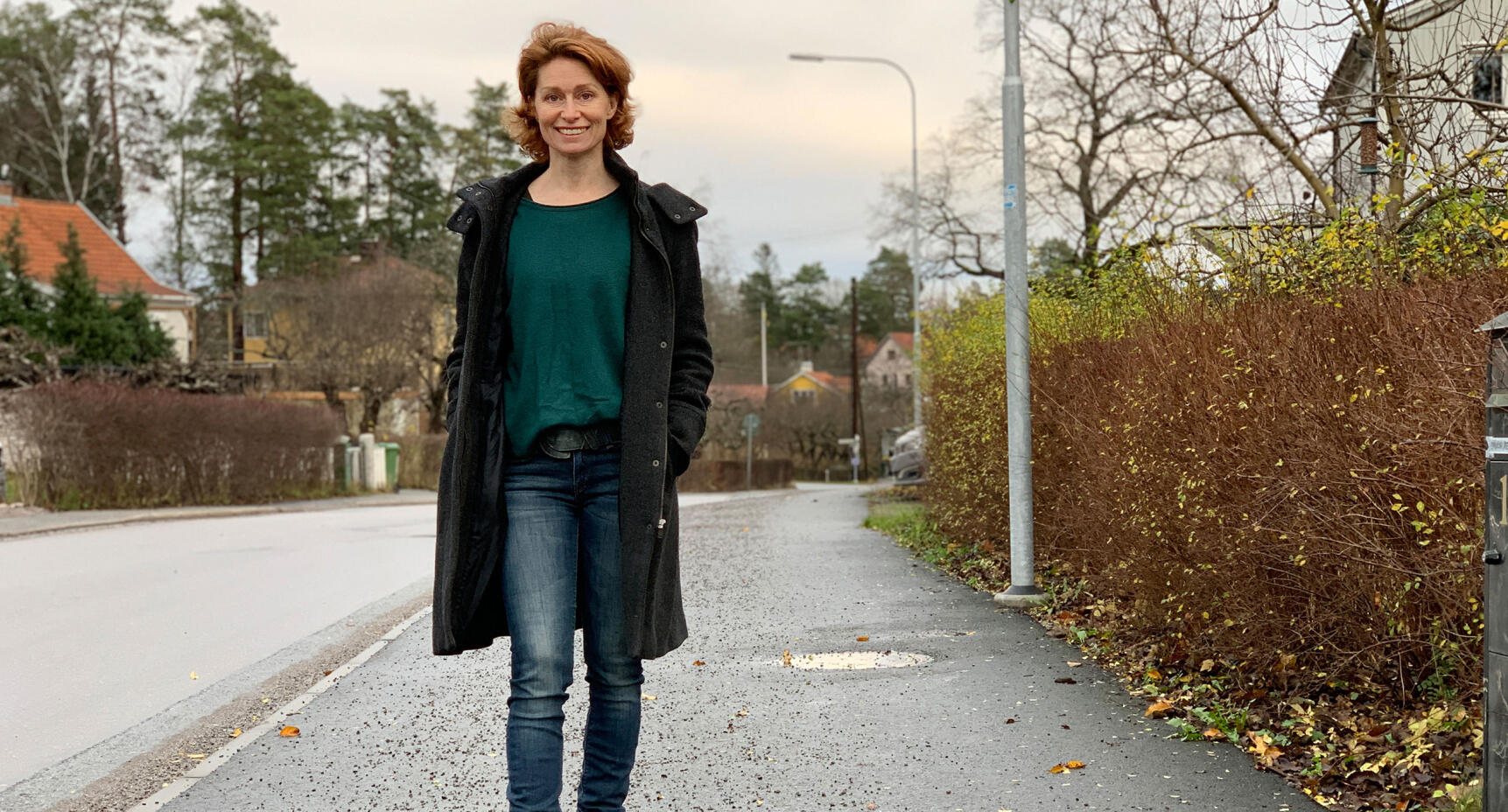 Linda promenerar för fler vänner