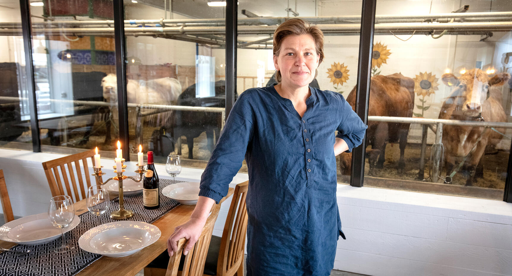 Britta-Karin och Thomas öppnade restaurang i sin lada