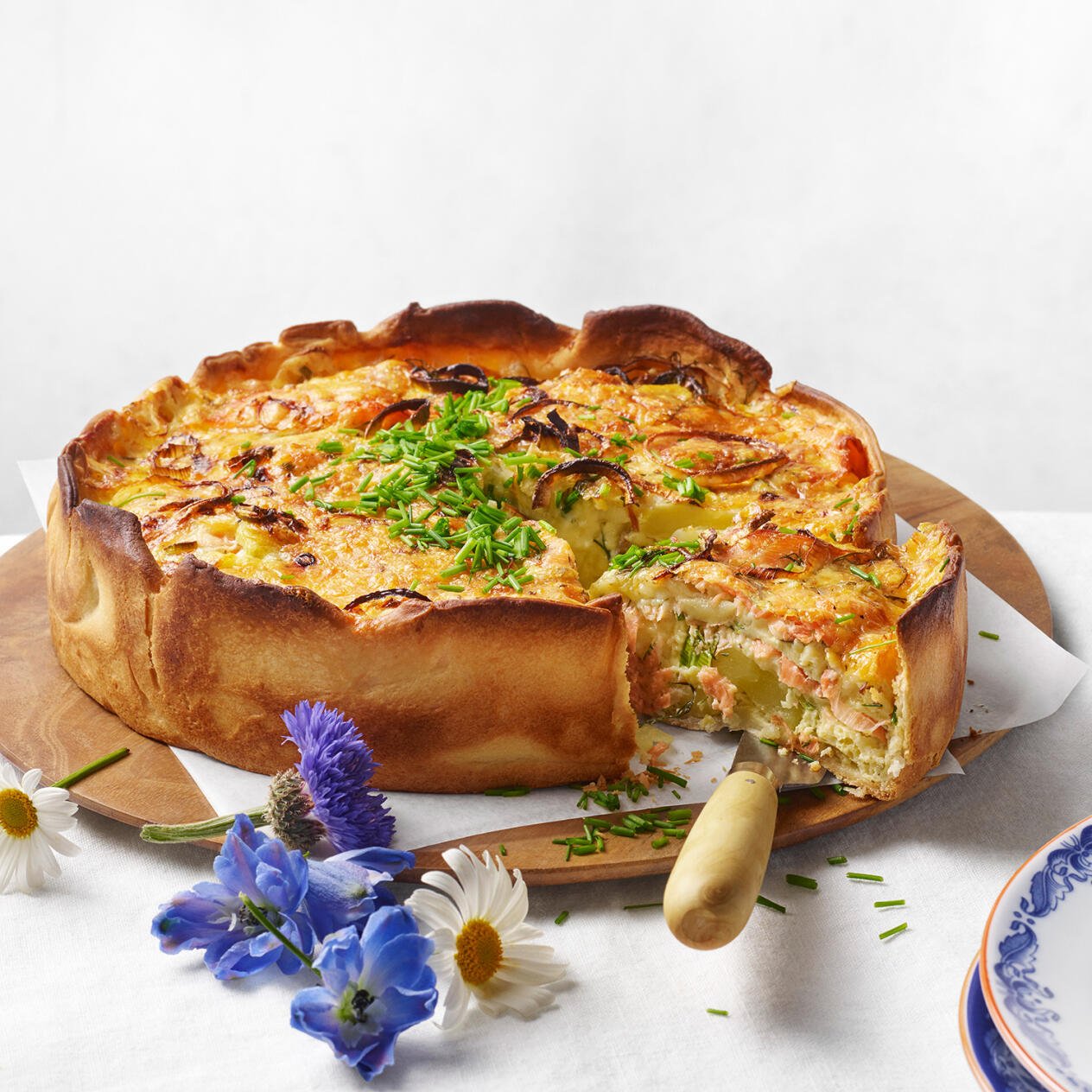Laxpaj med potatis