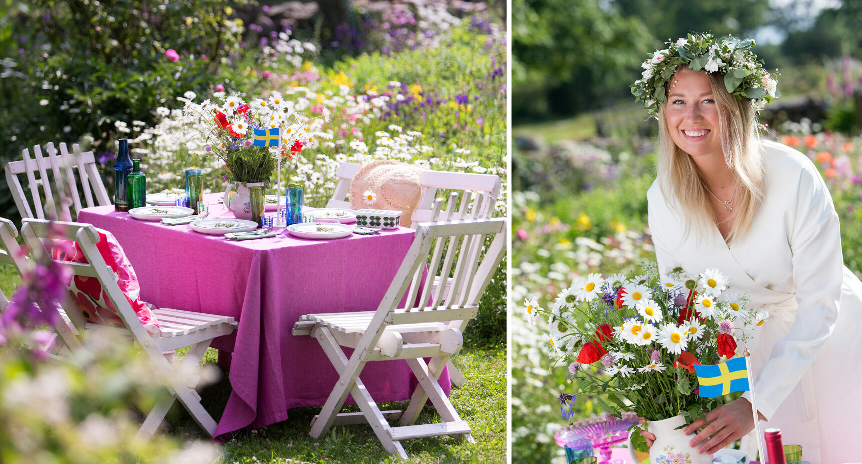 Duka till midsommar med fina retrofynd!