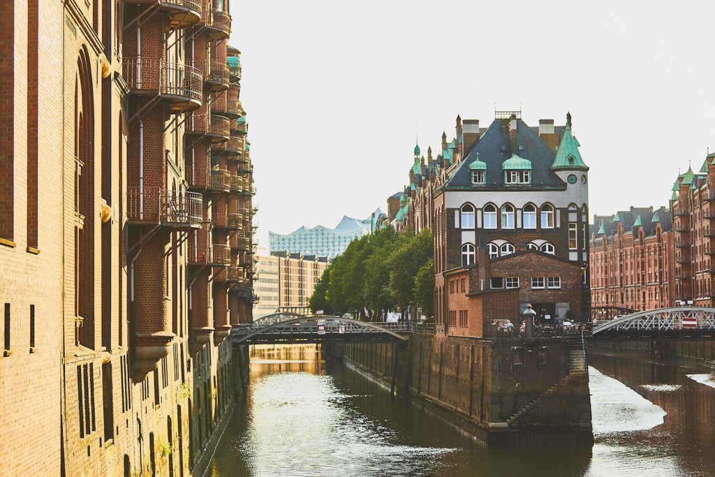 De vackra kvarteren i Speicherstadt. FOTO: Julia Schwendner