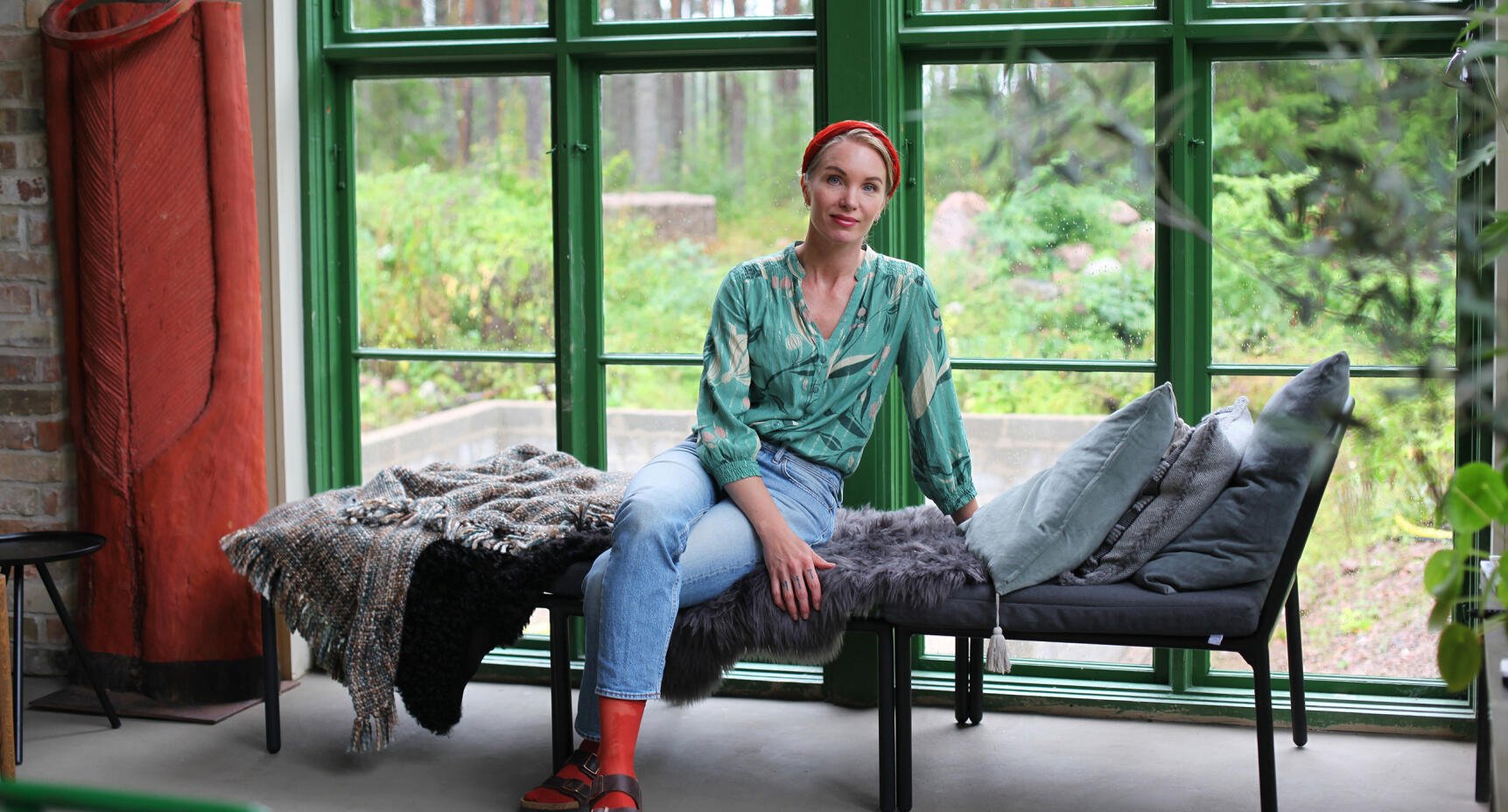 Tv-profilen Erika Åberg: “Min son svimmade när han såg mig”