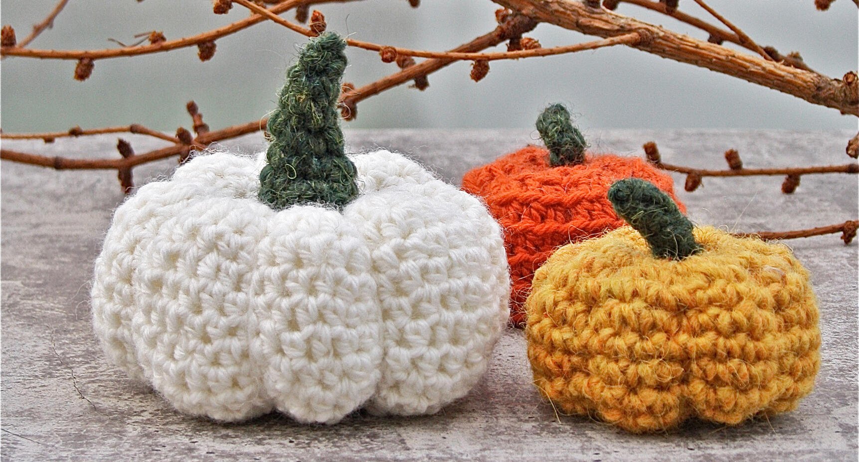 Virka söta pumpor till halloween – snabbt och enkelt pyssel